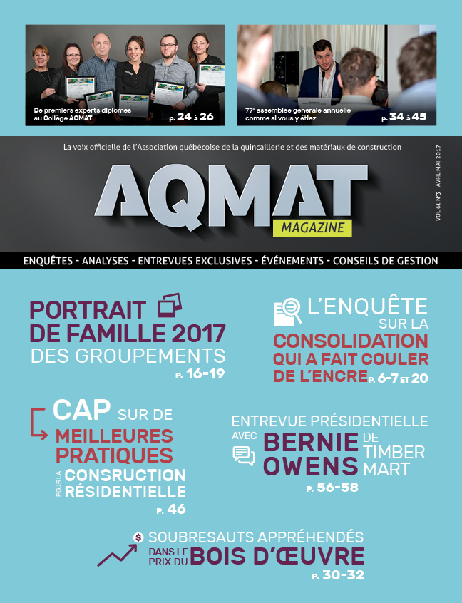 Magazine AQMAT - Avril-mai 2017