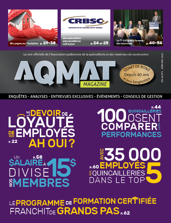 MAGAZINE AQMAT Avril-Mai 2016