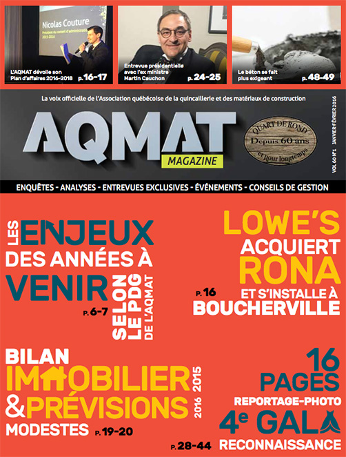 MAGAZINE AQMAT Janvier - Février 2016