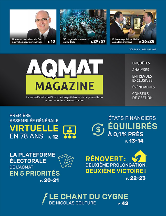 Magazine AQMAT - Avril-mai 2018