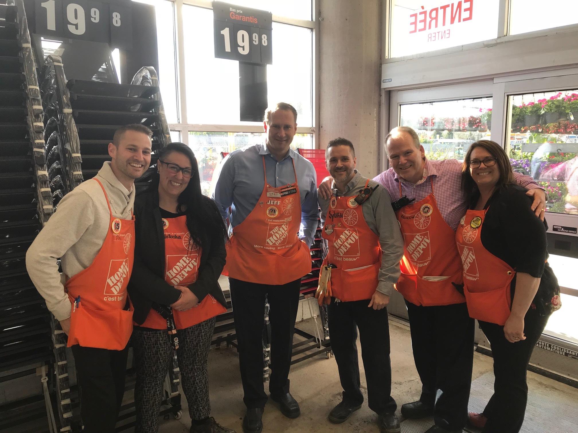 Jeff Kinnaird, président de Home Depot Canada, lauréat du Prix du