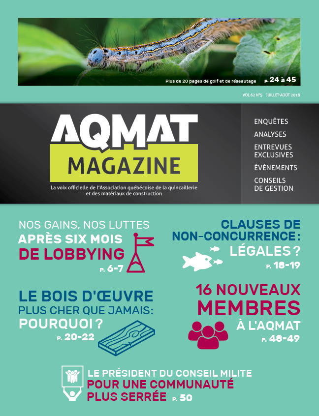 MAGAZINE AQMAT Juillet-Août 2018