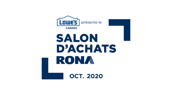 logo du salon d'achats Rona virutel 2020